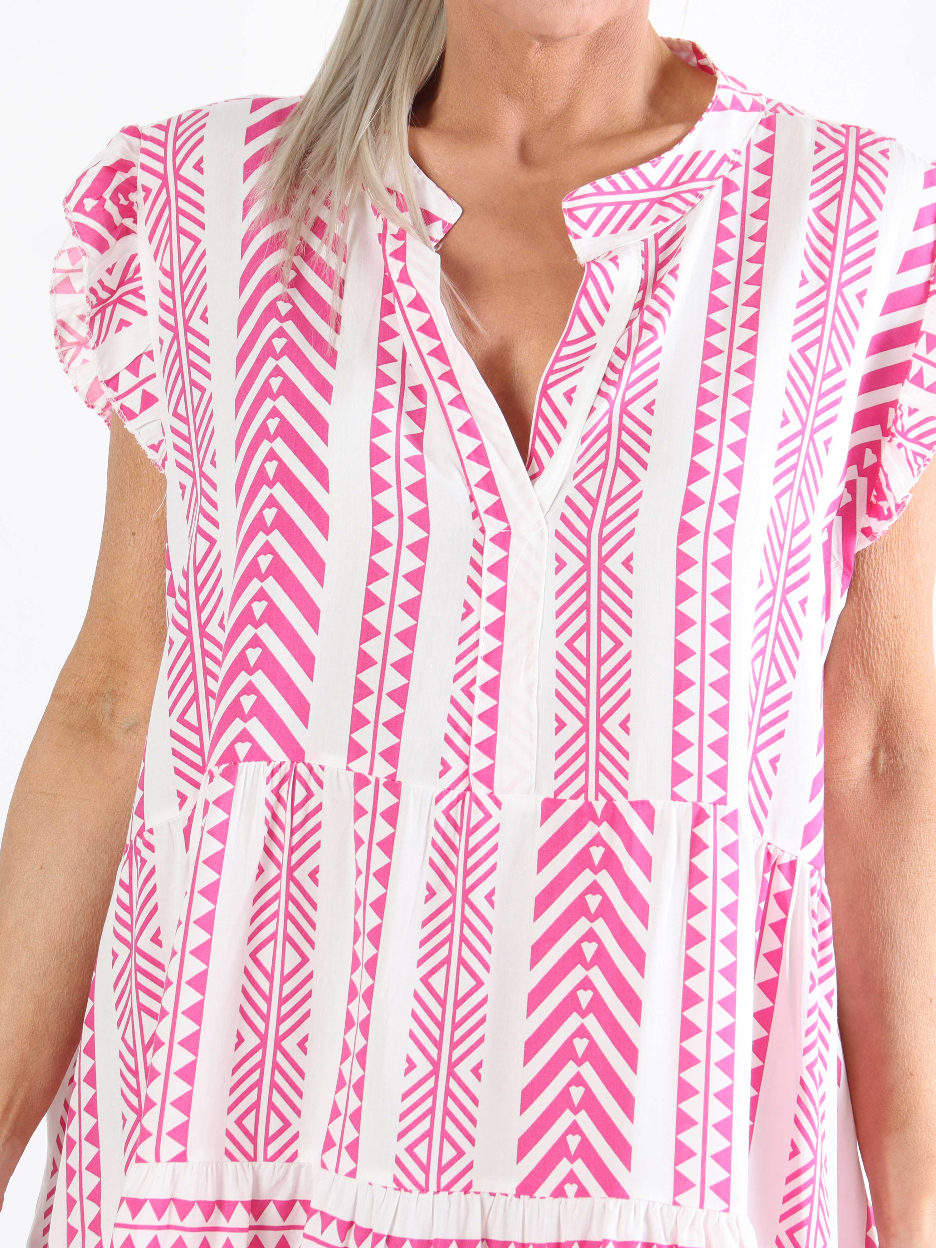 Samiya - Söt klänning i plusstorlek med motiv